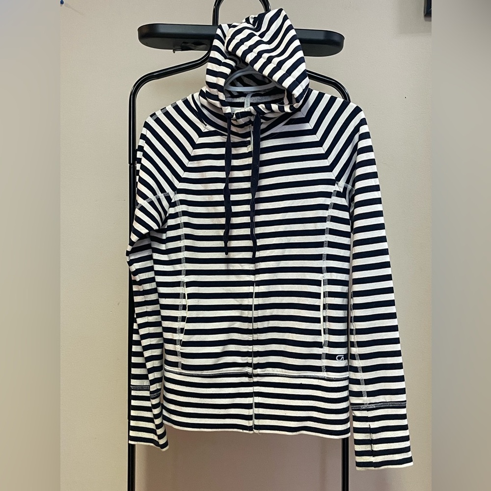 Gap athletic striped hoodie